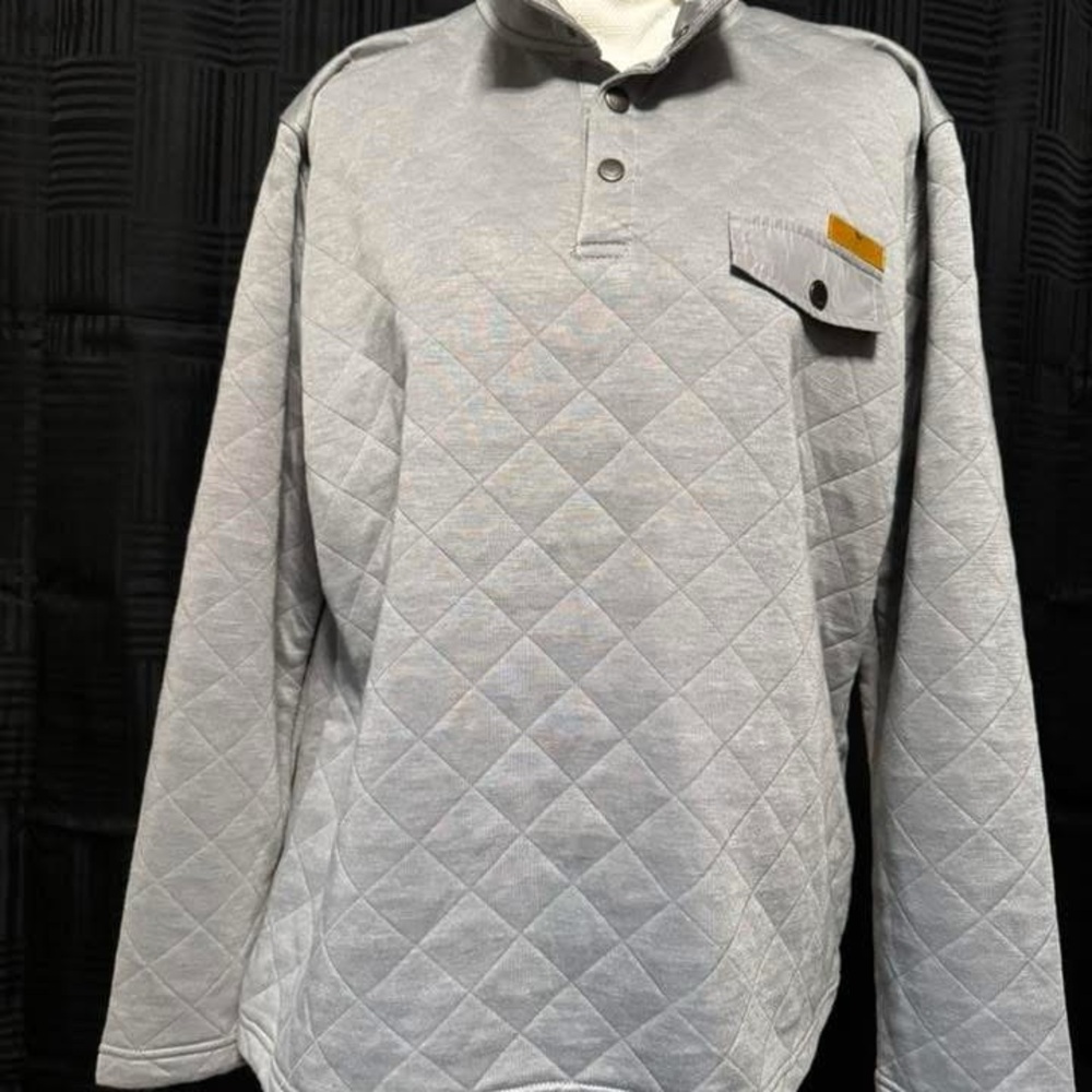 Simply Southern Quilted Gray XL Shirt NWT